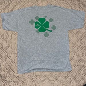 Corona Shamrock Saint Patrick's Day Heather Gray Men's Tee